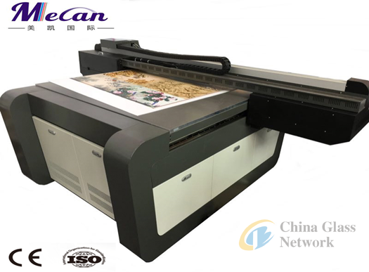 Mecan Printers Uv flatbed printer  UVB2513-1024i with konica head for printing Glass