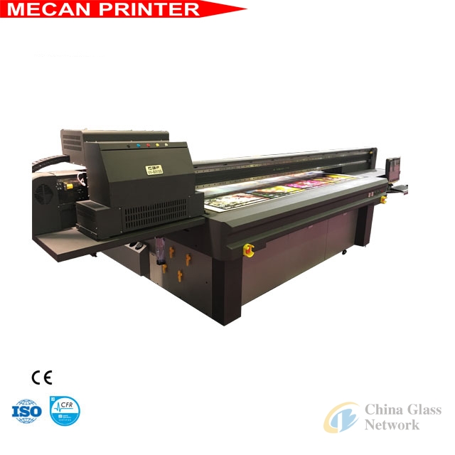 Mecan Printers Uv flatbed printer  UVB2513-1024i with konica head for printing Glass