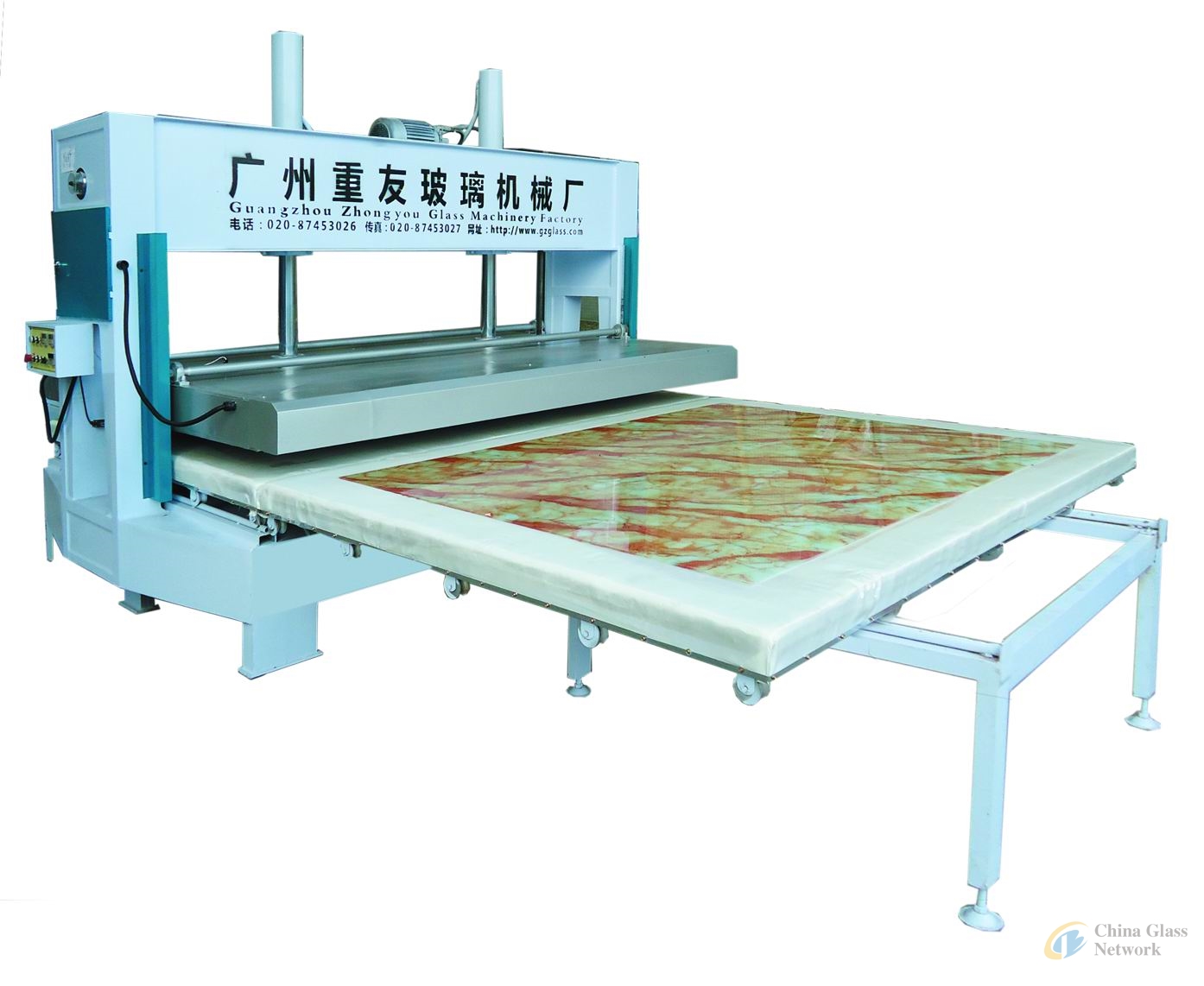 3D/Wooden/Marble Pattern Glass Machinery 1830X2440mm for Big Glass Size