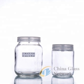 240ml tissue culture plant glass bottle for lab use