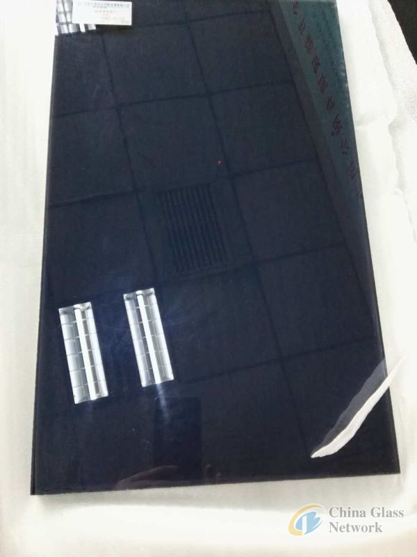 Dark grey float glass