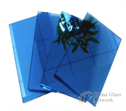 3-8mm Dark BLUE reflective glass for door and window