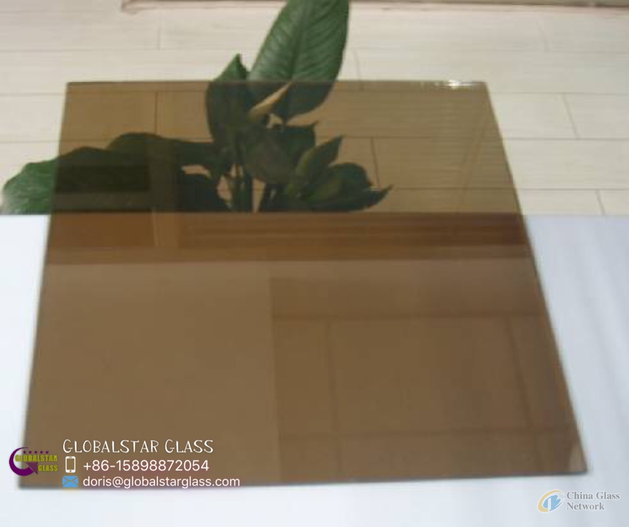 3-8mm Bronze reflective glass for door and window