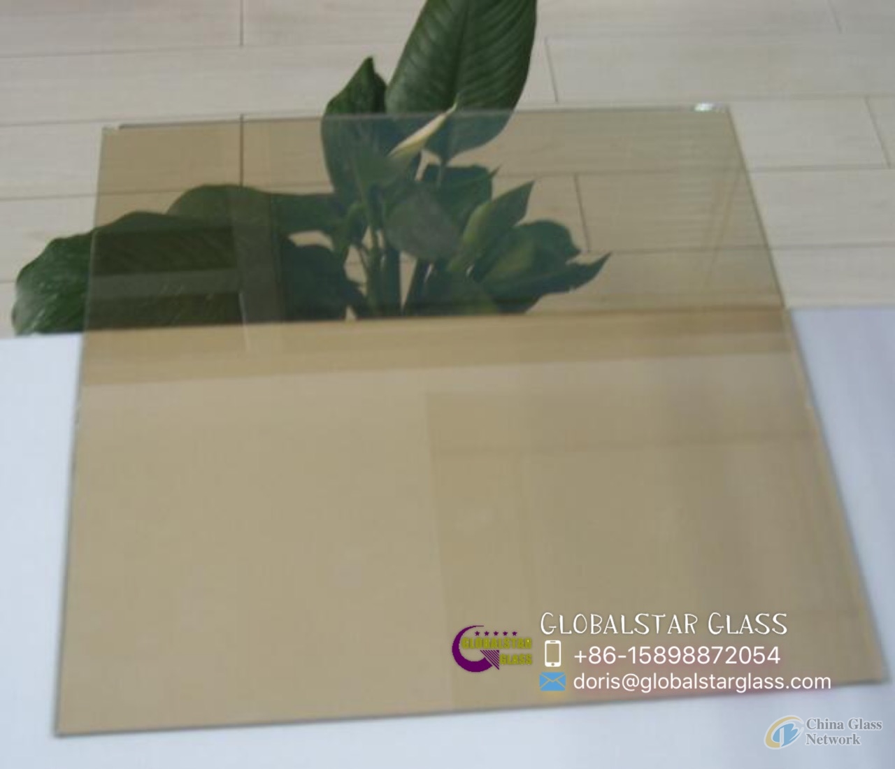 3-8mm Clear reflective glass for door and window