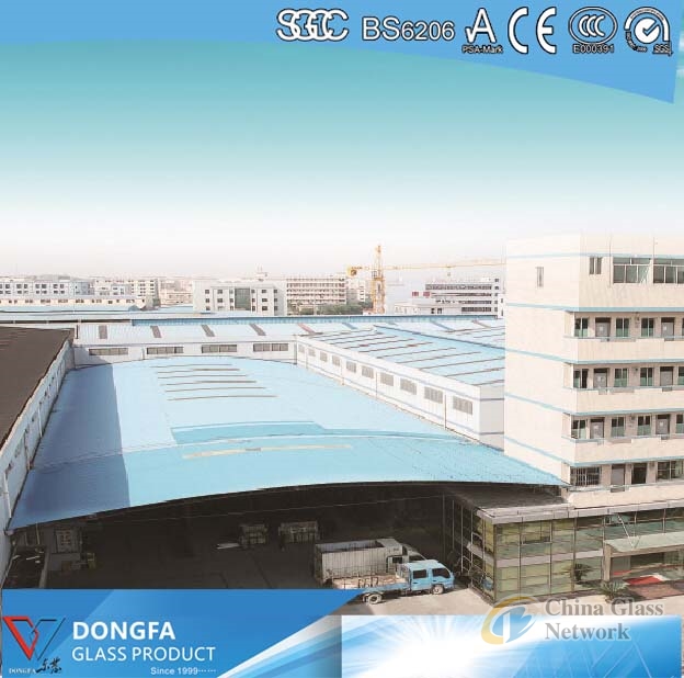 High security Structural Sentryglas laminated glass factory