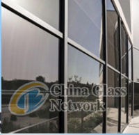 8mm Reflective toughened glass for building