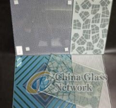 China manufacturer 8mm 10mm 12mm 15mm 19mm decorative tempered glass with ceramic frit price