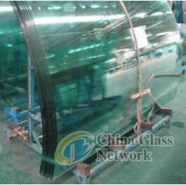 China supplier safety 6mm clear curved tempered glass