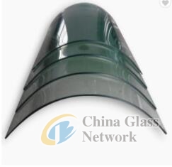 China supplier safety 6mm clear curved tempered glass