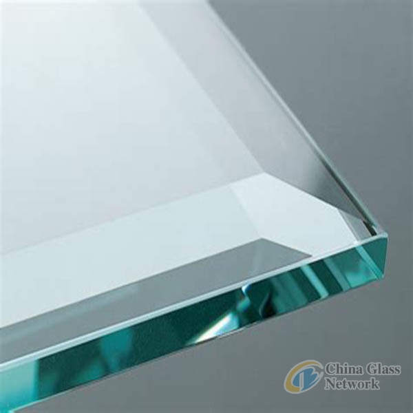 Bevel Edge Toughened Glass 4mm 5mm 6mm 8mm 10mm Clear Tempered Glass