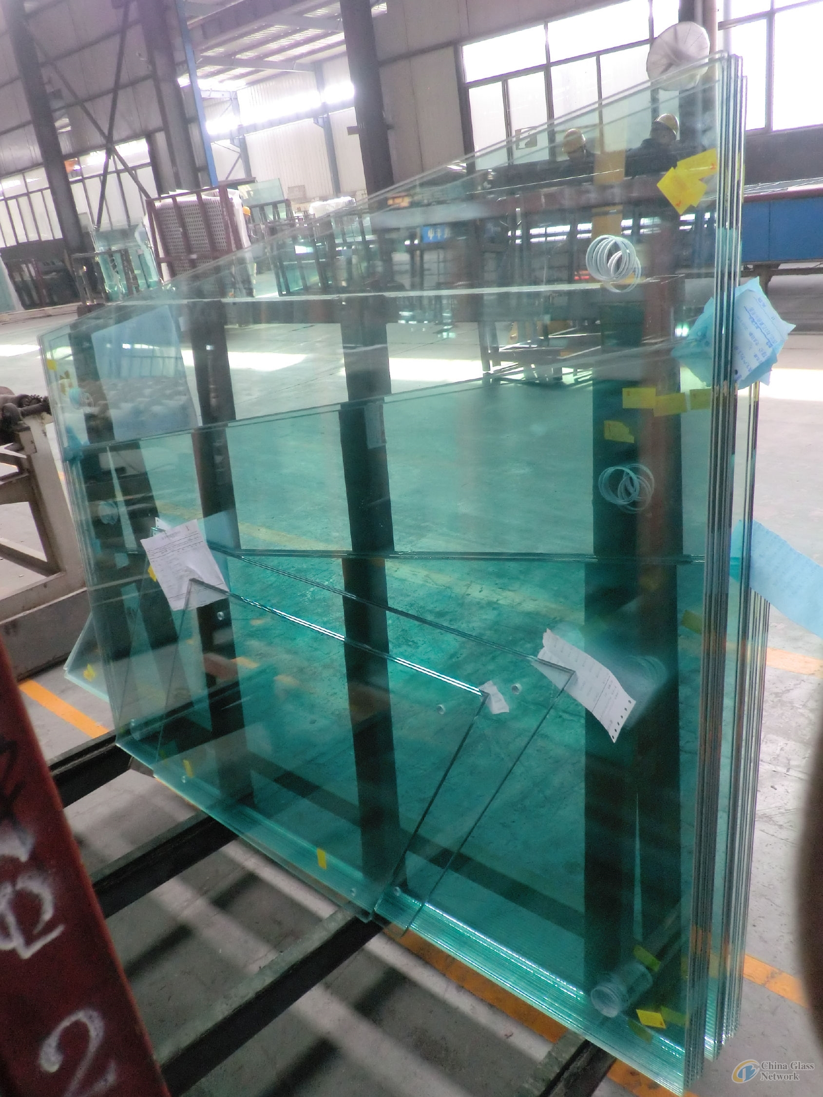 Tempered glass and laminated glass balcony glass railing design