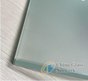 China factory price acid etched frosted toughened safety glass 12mm