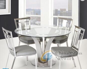 China supplier 6mm 8mm 10mm 12mm tempered table top glass