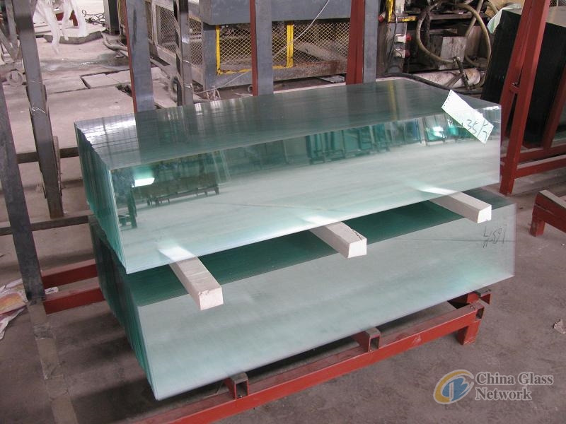 China high quality flat tempered safety glass shelf