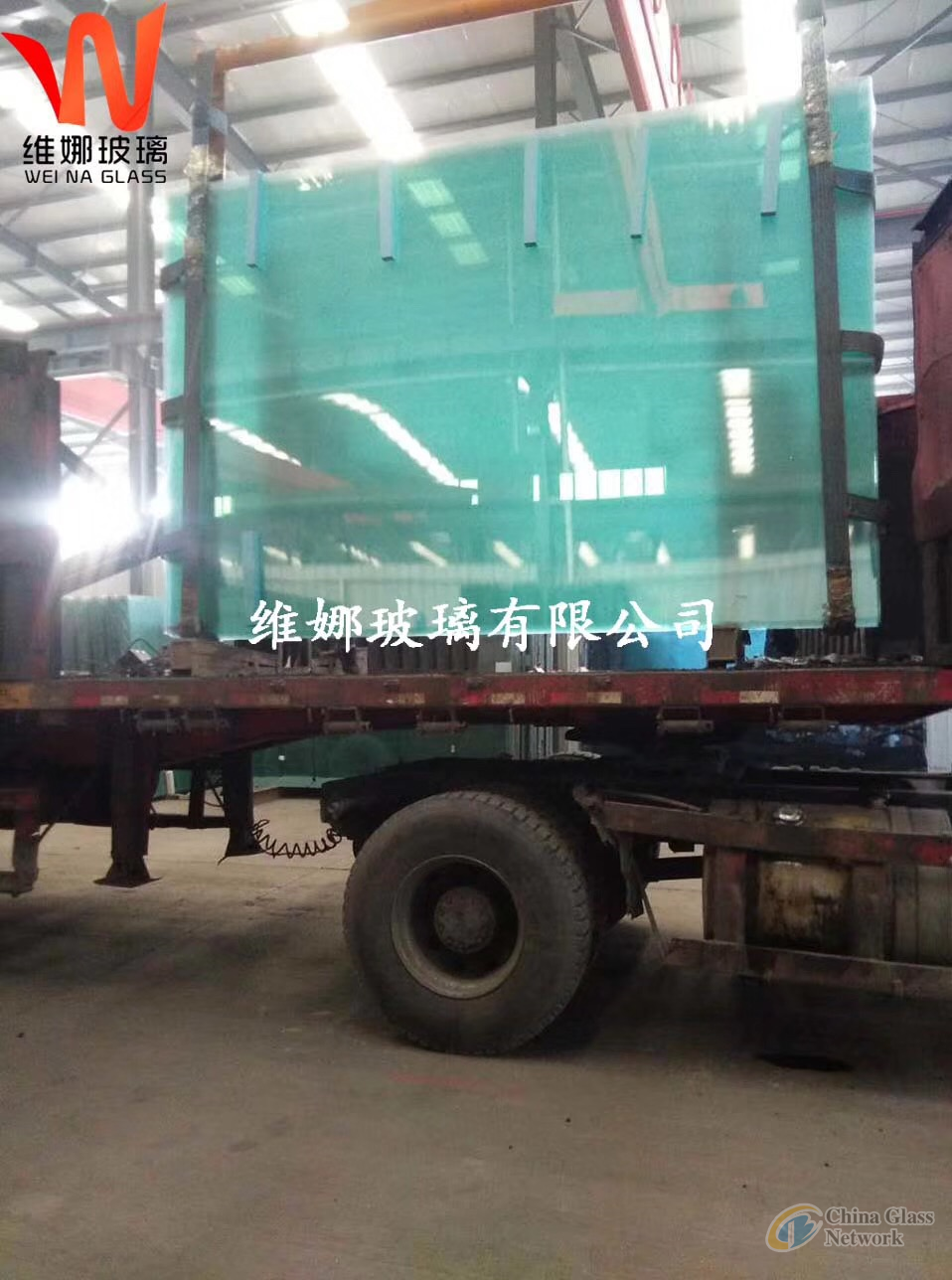 3.8mm clear float glass from Weina Glass with high light transmittance