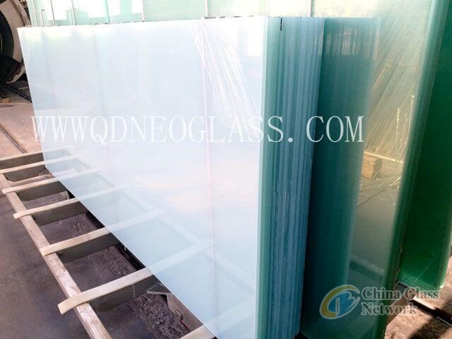 Milky White Laminated Safety Glass--AS/NZS 2208: 1996, CE, ISO 9002