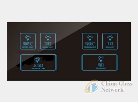 SYS Hot sales lighting control glass touch switch panel factory 2-19MM