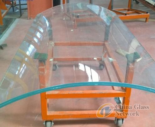 SYS Manufacturer PVB/SGP curved bent laminated glass 2-15MM