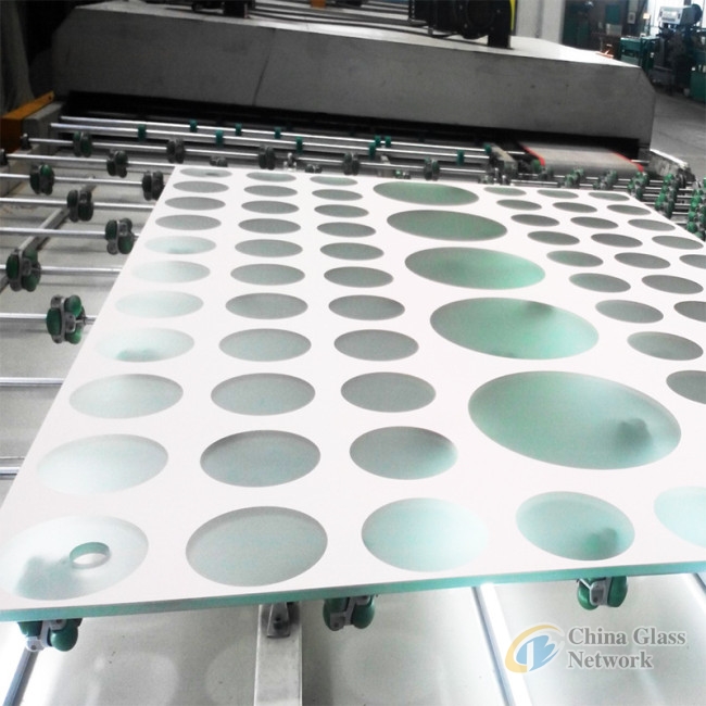 5mm clear float glass enamel glass from China