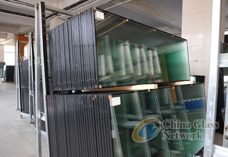 Tempered Low-e laminated Insulated glass , Used Commercial Glass Windows SYS