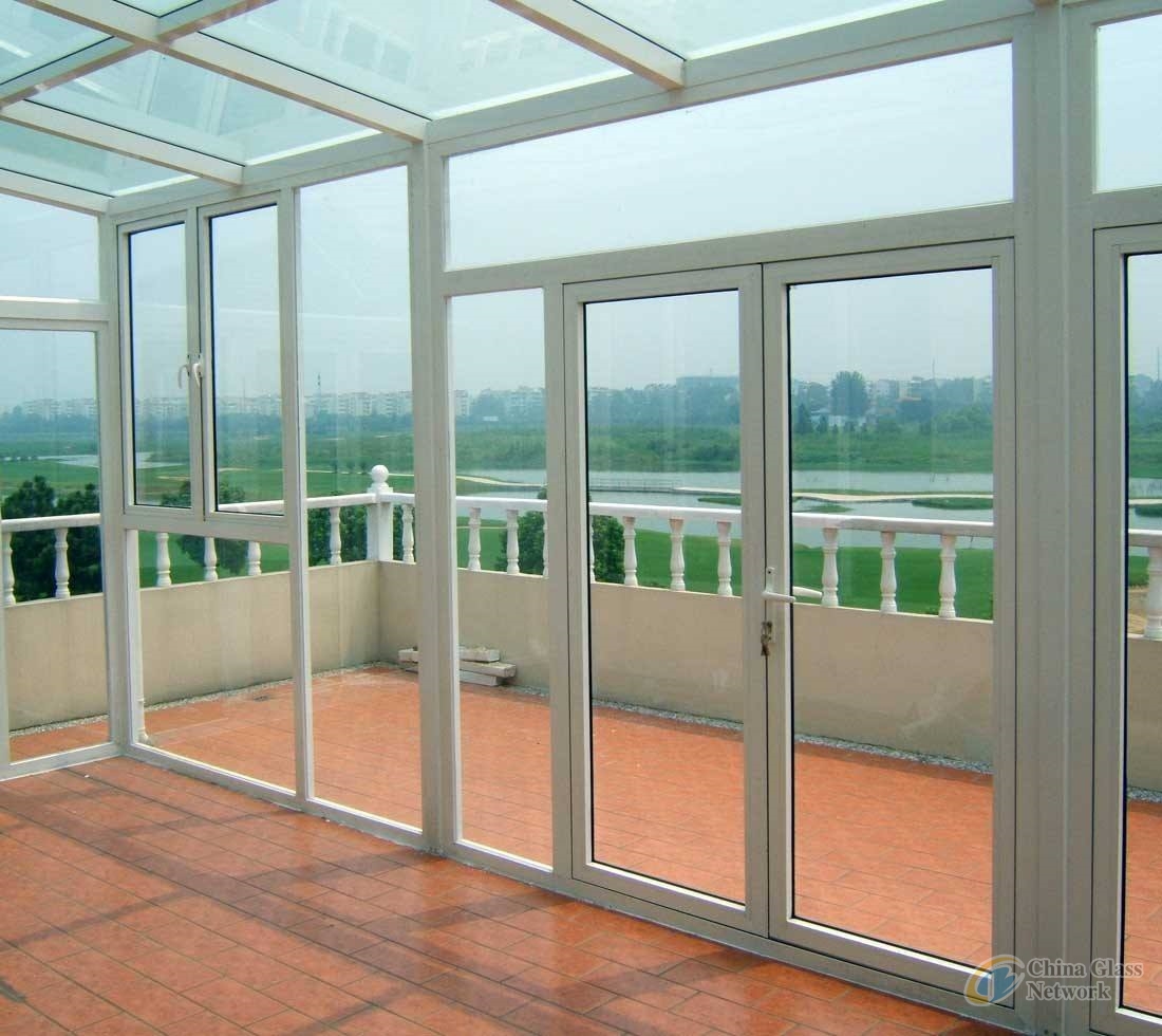 Low E coating double pane tempered glass insulated glass panels for glass garage door SYS