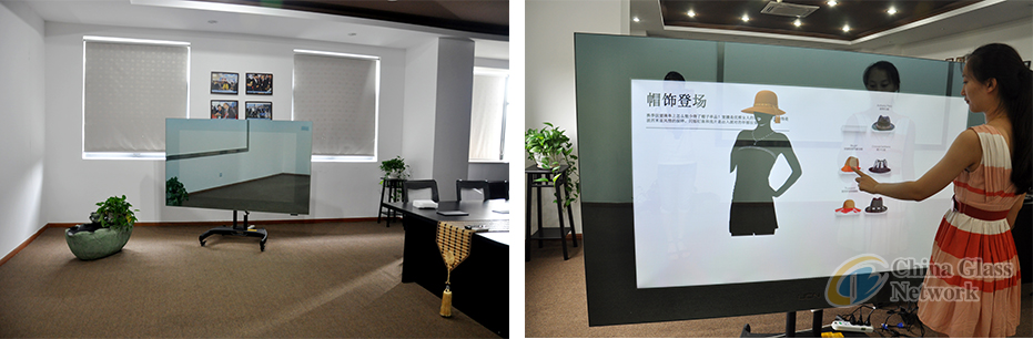 Non-conductive touch-screen glass / Magic Mirror