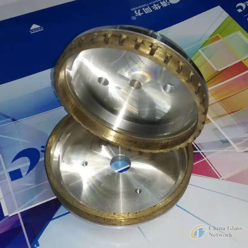 Glass Diamond Wheel/Diamond Edging Wheel/Diamond Grinding Wheel/Hypotenuse closed to tooth diamond grinding wheel