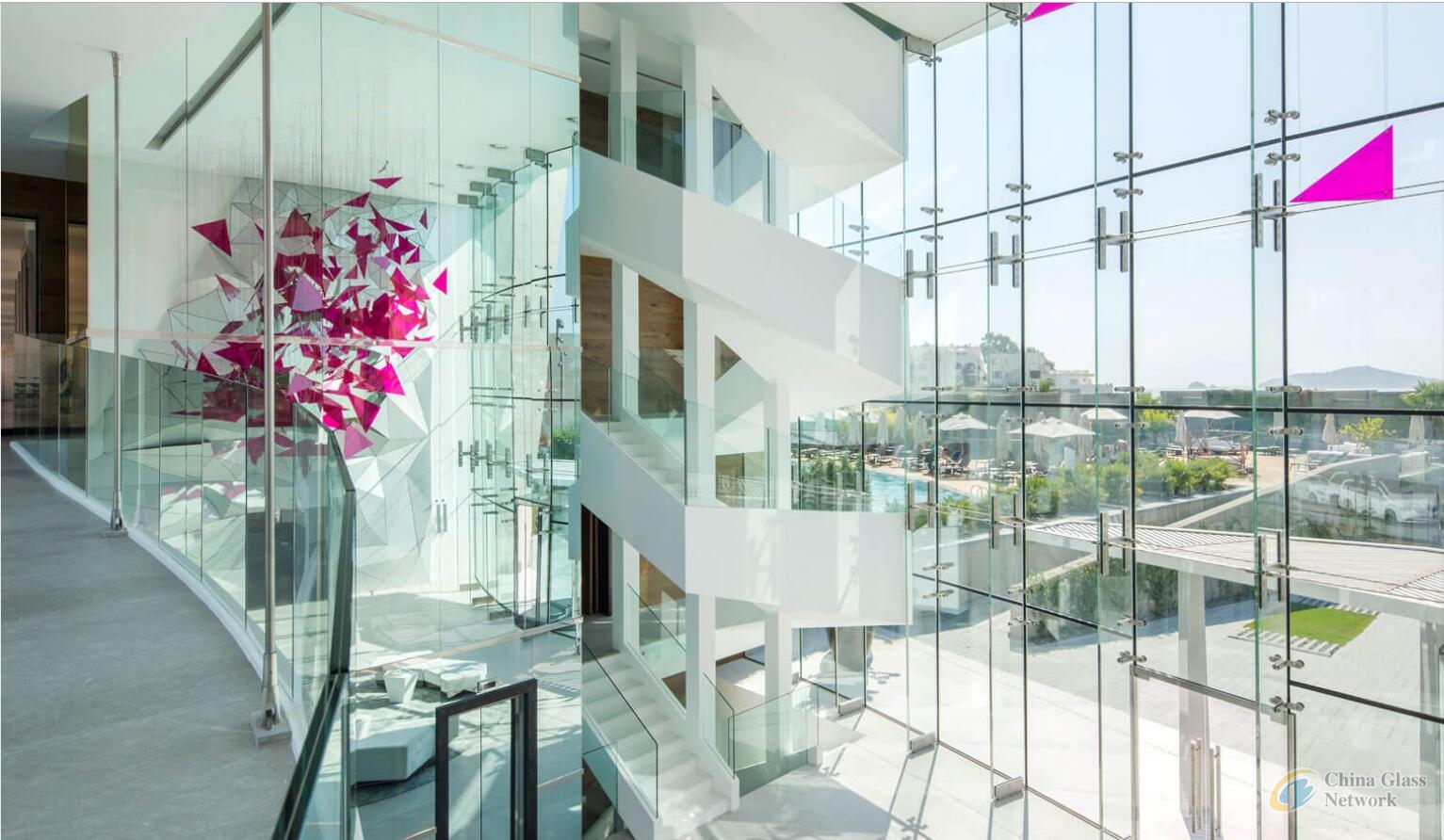 glass curtain wall cheap price SYS