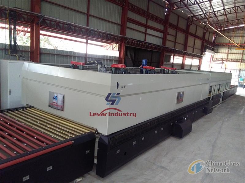 Flat Glass Tempering Furnace with top fans convection for low-e glass