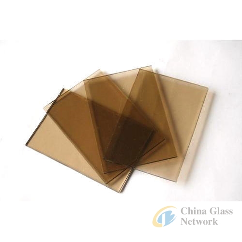 bronze colored glass sheets tempered low-e glass SYS