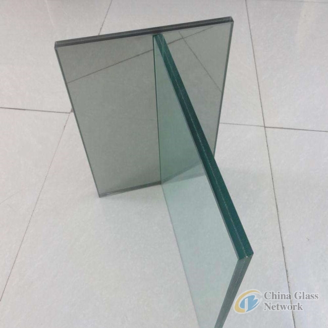 Laminated real safety glass for buillding curtain walls