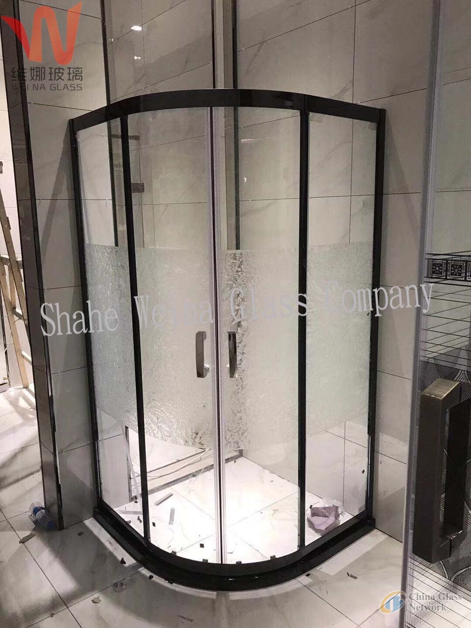 Supply of shower room glass