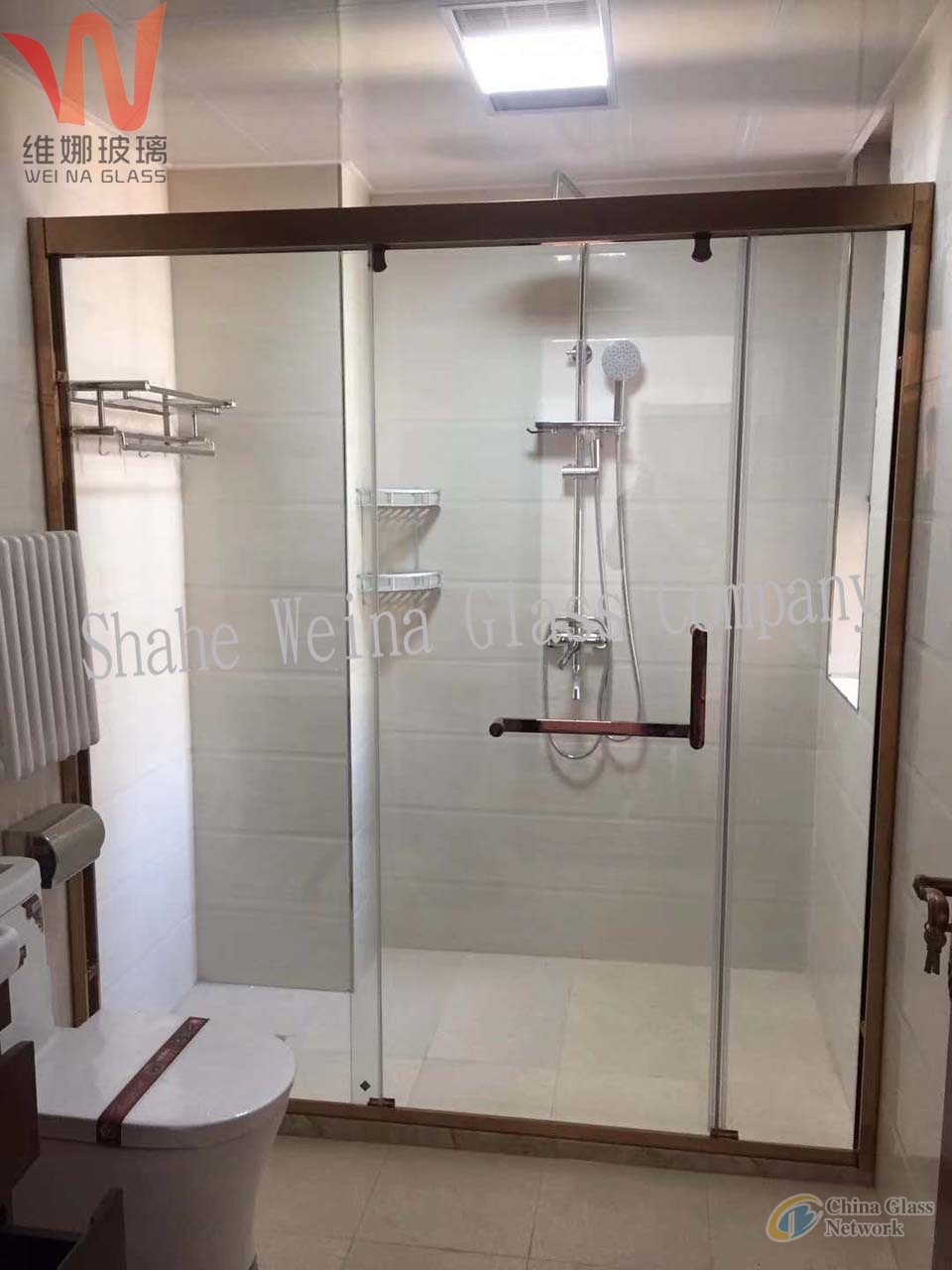 Toughened glass for 8mm shower room