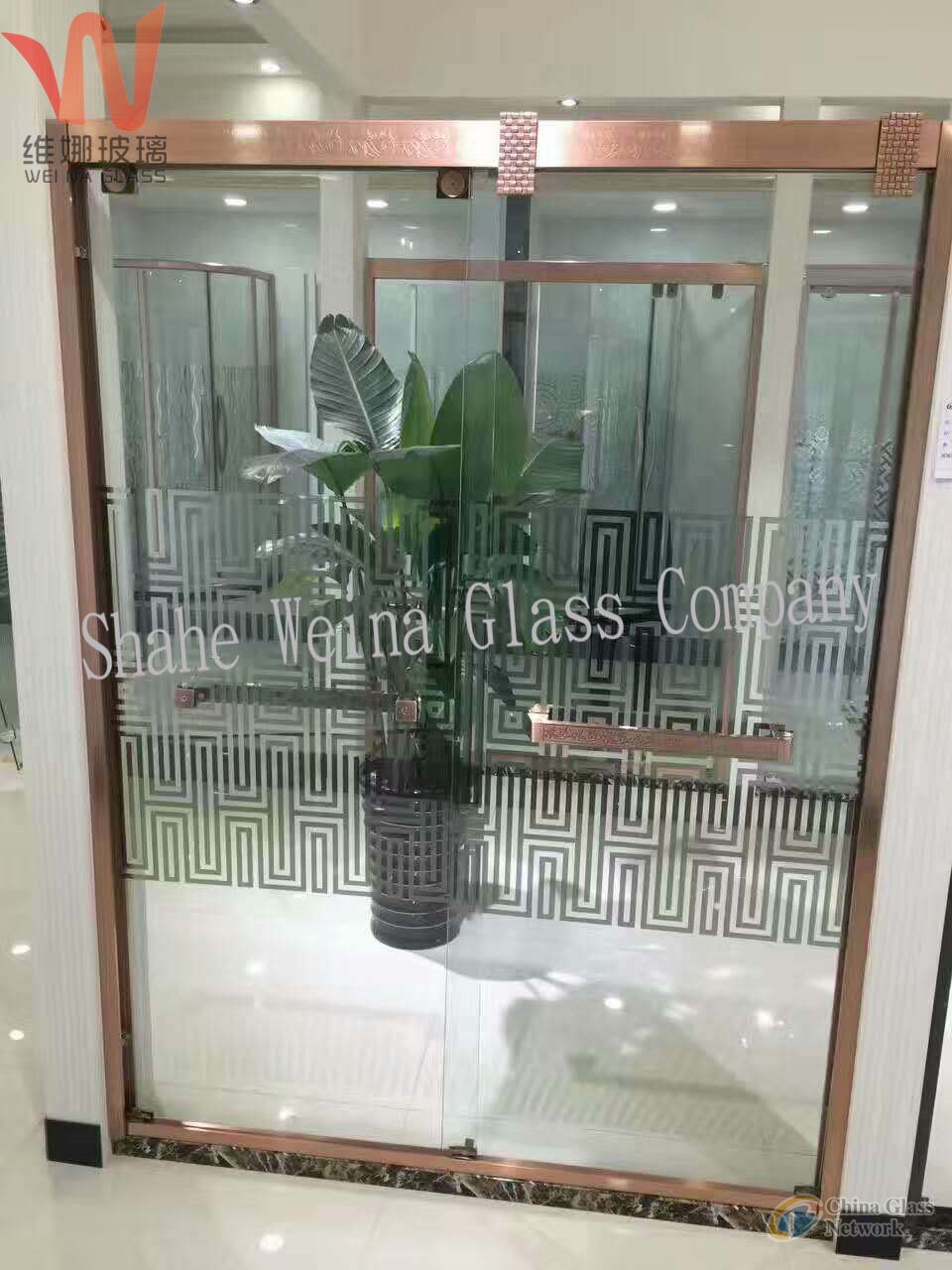 Toughened glass for 8mm shower room