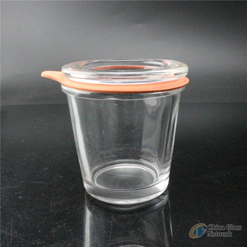 Shanghai Factory Direct sale custom glass jar with lid for maccha sauce 112ml