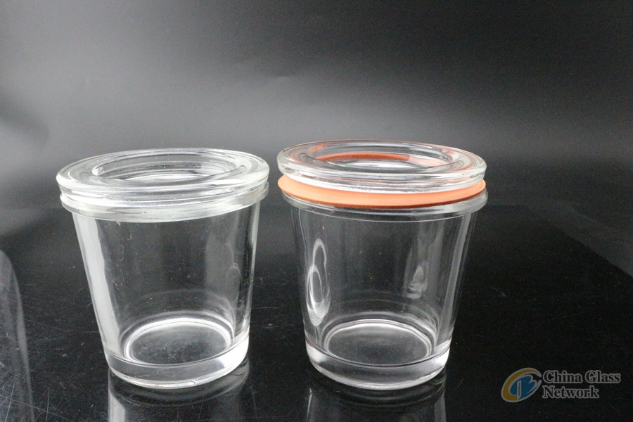 Shanghai Factory Direct sale custom glass jar with lid for maccha sauce 112ml