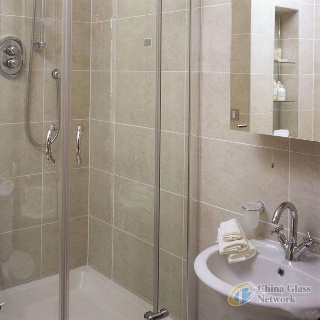 glass shower room enclosures with frameless design