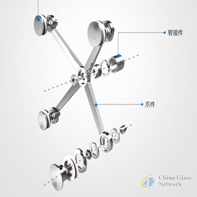 stainless steel spider for glass curtain wall