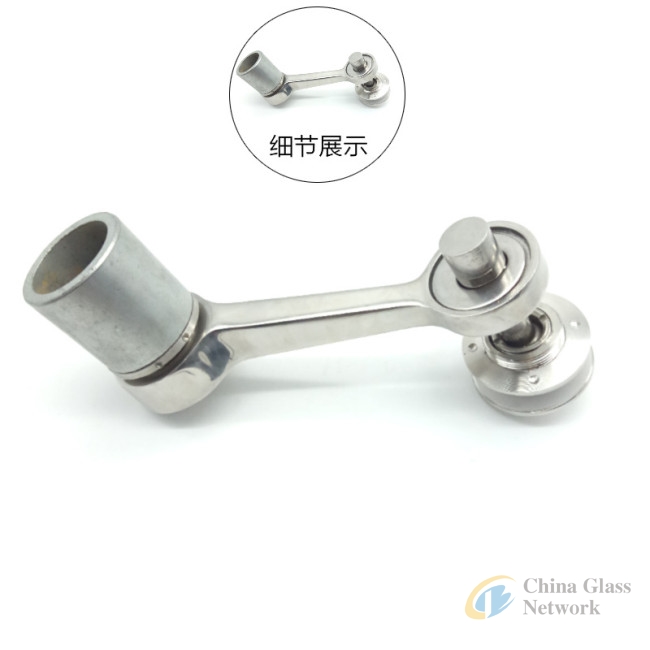 Stainless steel single arm spider clamps for glass curtain walls