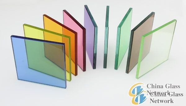 colorful 3mm+pvb+3mm laminated glass for decorate or building with ISO/3C certificate