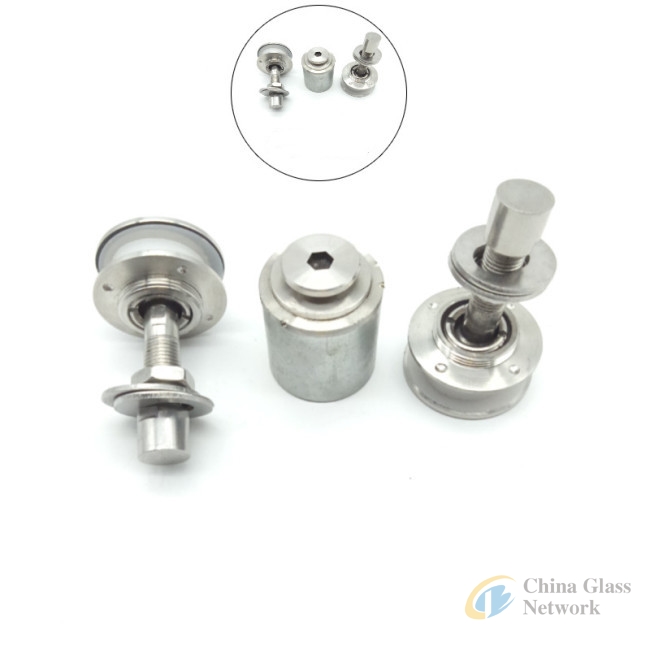 Stainless steel 2 arm spider clamps for glass curtain walls