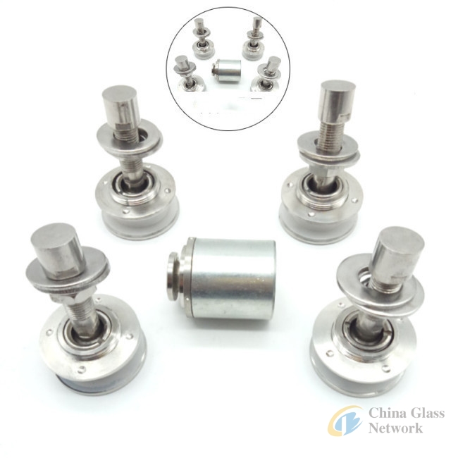 Stainless steel 4 arm spider clamps for glass curtain walls