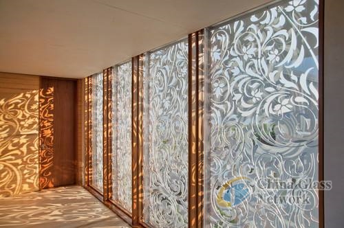 High quality decorative glass panels for building wall SYS