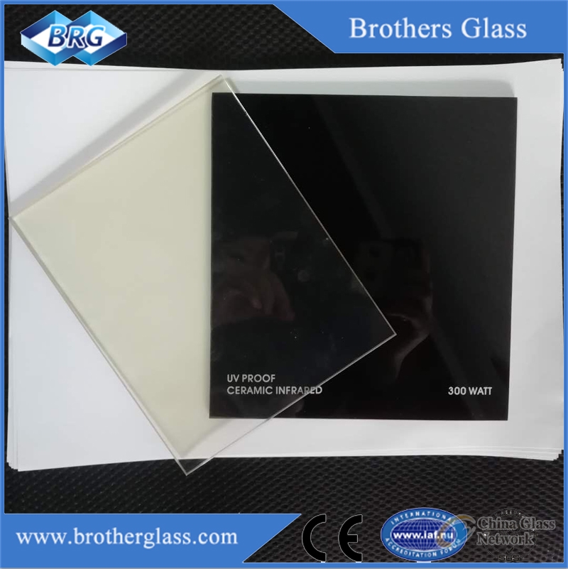 High Temperature Resistance Clear Ceramic Glass Pannel/ Robax Glass