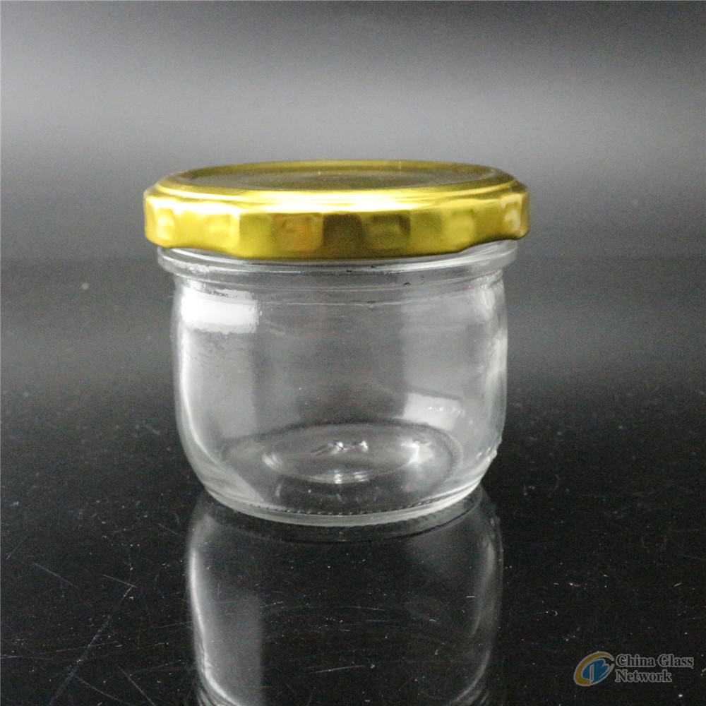 Linlang welcomed glassware products 120ml caviar glass jars