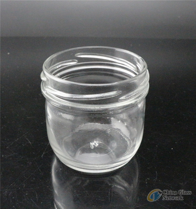 Linlang welcomed glassware products 124ml caviar jar for black caviar