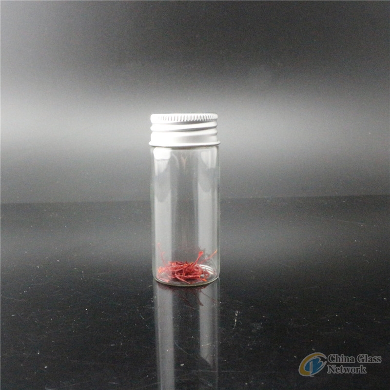 Linlang shanghai factory products saffron bottle with silver color cap