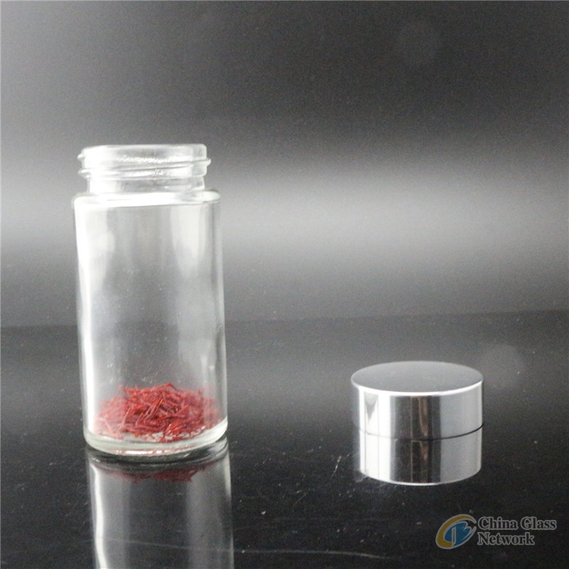 Linlang shanghai factory products glass jar saffron