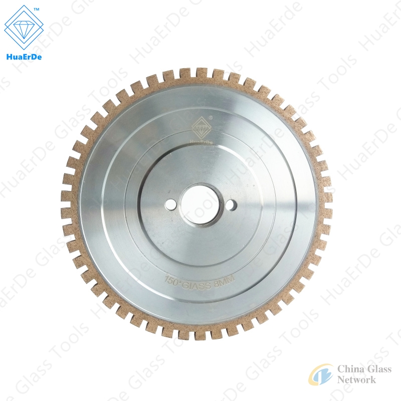 CNC Diamond Glass Grinding Wheel Upgraded Segmented Diamond Flat Edge Wheel(Brass Body) Tool Metalworking