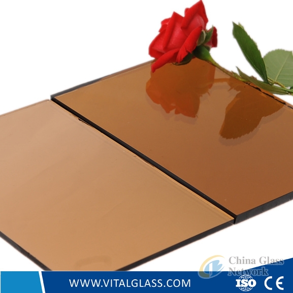 Tempered/ Toughened Float Reflective Ultra Clear/ Patterned Laminated Mirror/ Acid Etched Building Glass with Ce ISO